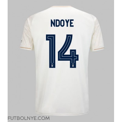 Camiseta Nottingham Forest Dan Ndoye #14 Visitante Equipación 2025-26 manga corta Camiseta Nottingham Forest Dan Ndoye #14 Visitante Equipación 2025-26 manga corta